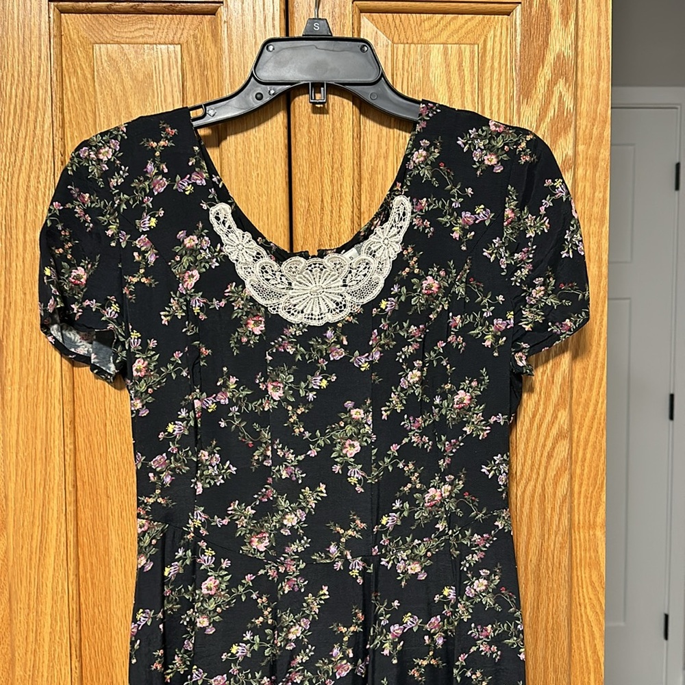 Joni Blair ankle length dress size 5 standard Small 100% rayon - Picture 4 of 17